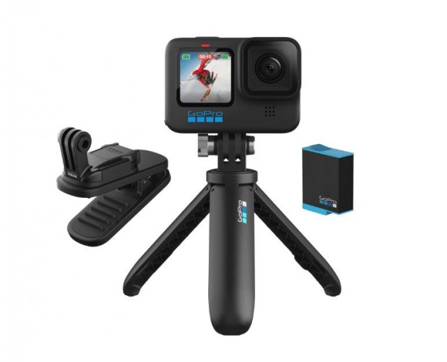 Web i akcione kamere - CHDRB-101-CN GoPro HERO10 Black Special Bundle - Baterija + Magnetic Swivel Clip + Shorty - Avalon ltd